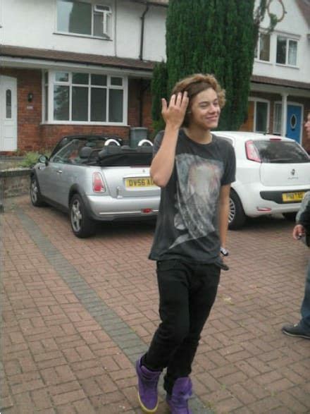 harry styles purple shoes